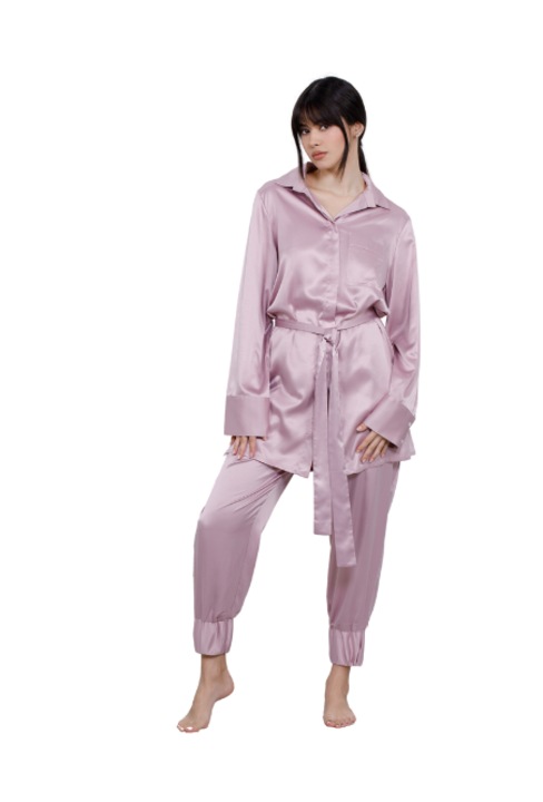 Pantaloni Sweat Rose Silk, Roz