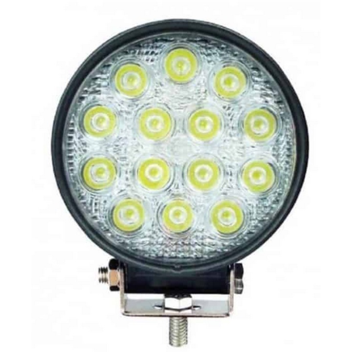 Proiector led 42W, rotund, Off Road, pentru Suv, ATV, platforme, lumina alba 6500k