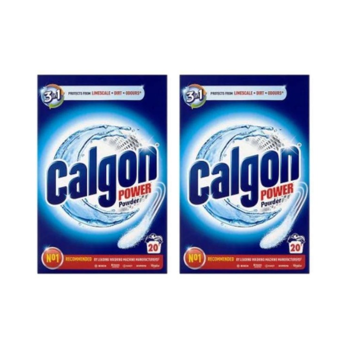 Pachet 2 x Detergent anticalcar Calgon Power 3in1 pudra 1kg - eMAG.ro
