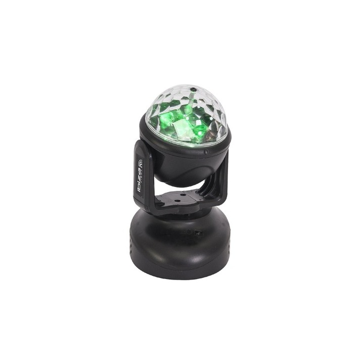 Mini Moving Head cu efect astro RGB Ibiza, 20W, telecomanda