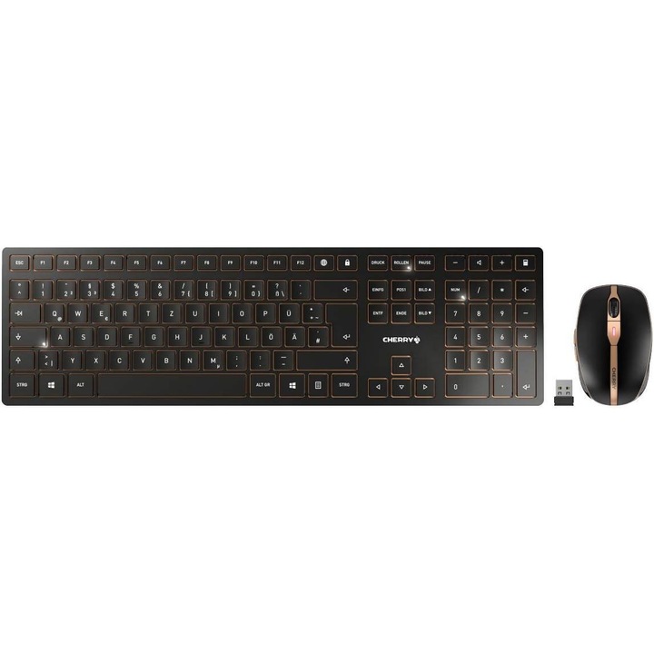 Kомплект клавиатура с мишка CHERRY DW 9100 SLIM, UK