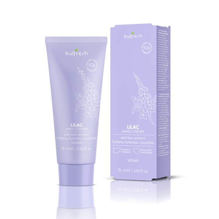 Crema pentru maini cu extract de liliac, Bulfresh, 75