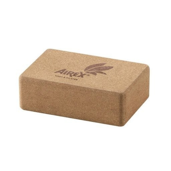 AIREX® Yoga Eco Cork blokk, natúr parafa, 225 x 150 x 74 mm