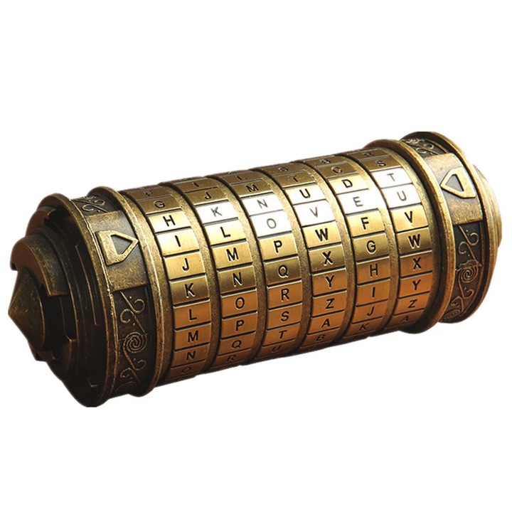 Пъзел Леонардо да Винчи, sundiguer, Cryptex Code, сейф, 12 години, кафяв