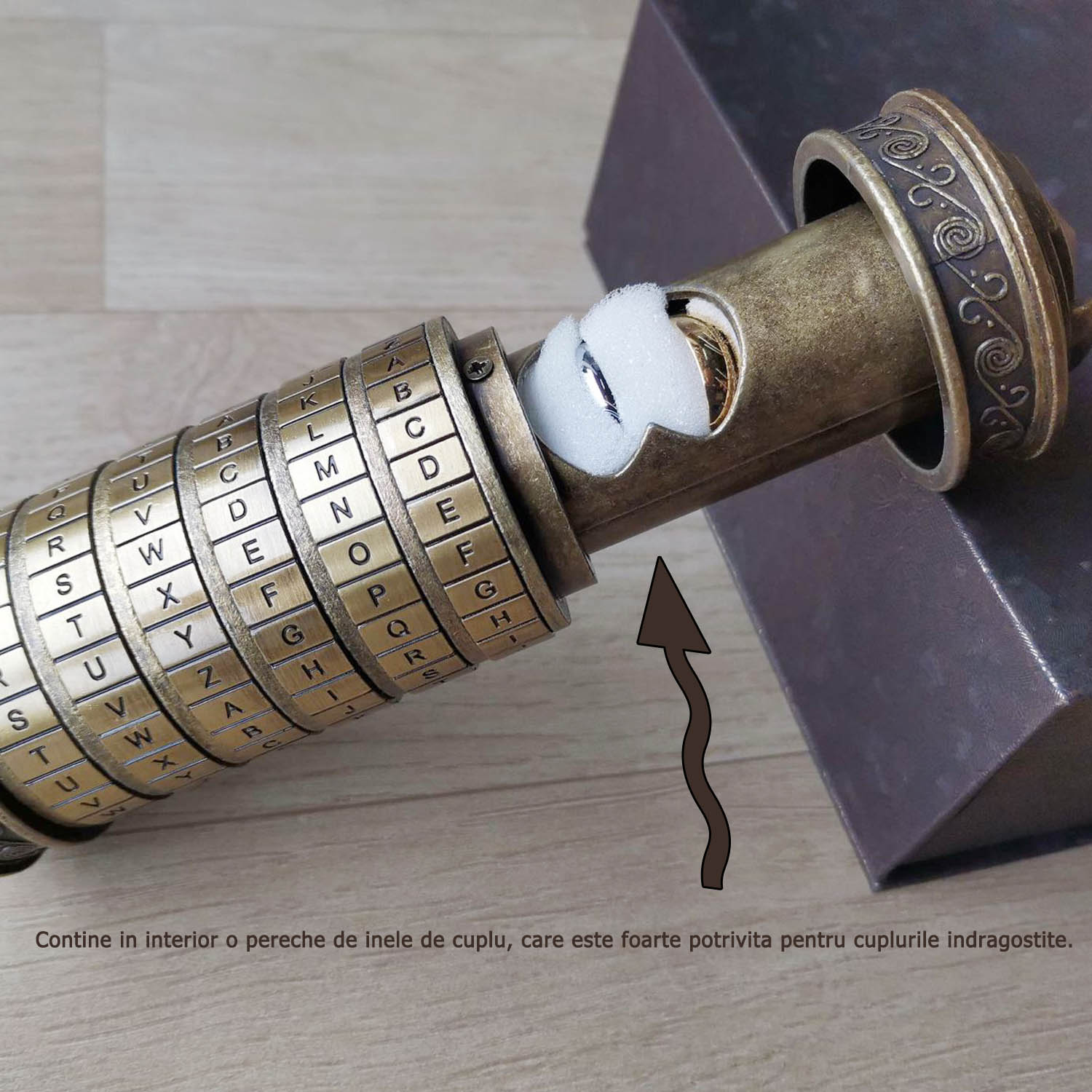 Puzzle Leonardo da Vinci, sundiguer, Cryptex Code, Safe Box, 12
