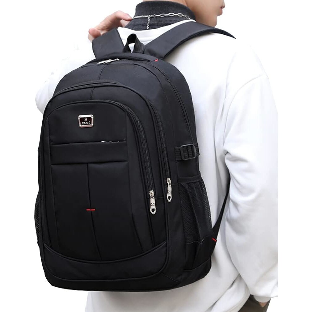 Rucsac sport casual, potrivit pentru laptop de 14/15.6 inch, negru