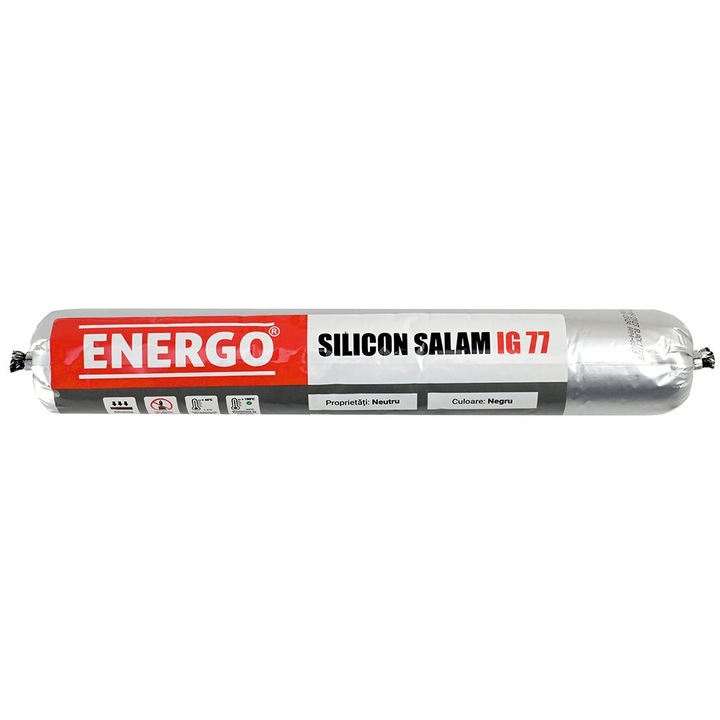 Silicon salam neutru IG77 negru 600 ml Energo