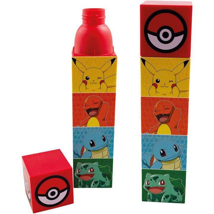 Pokémon kulacs, 650ml, többszínű