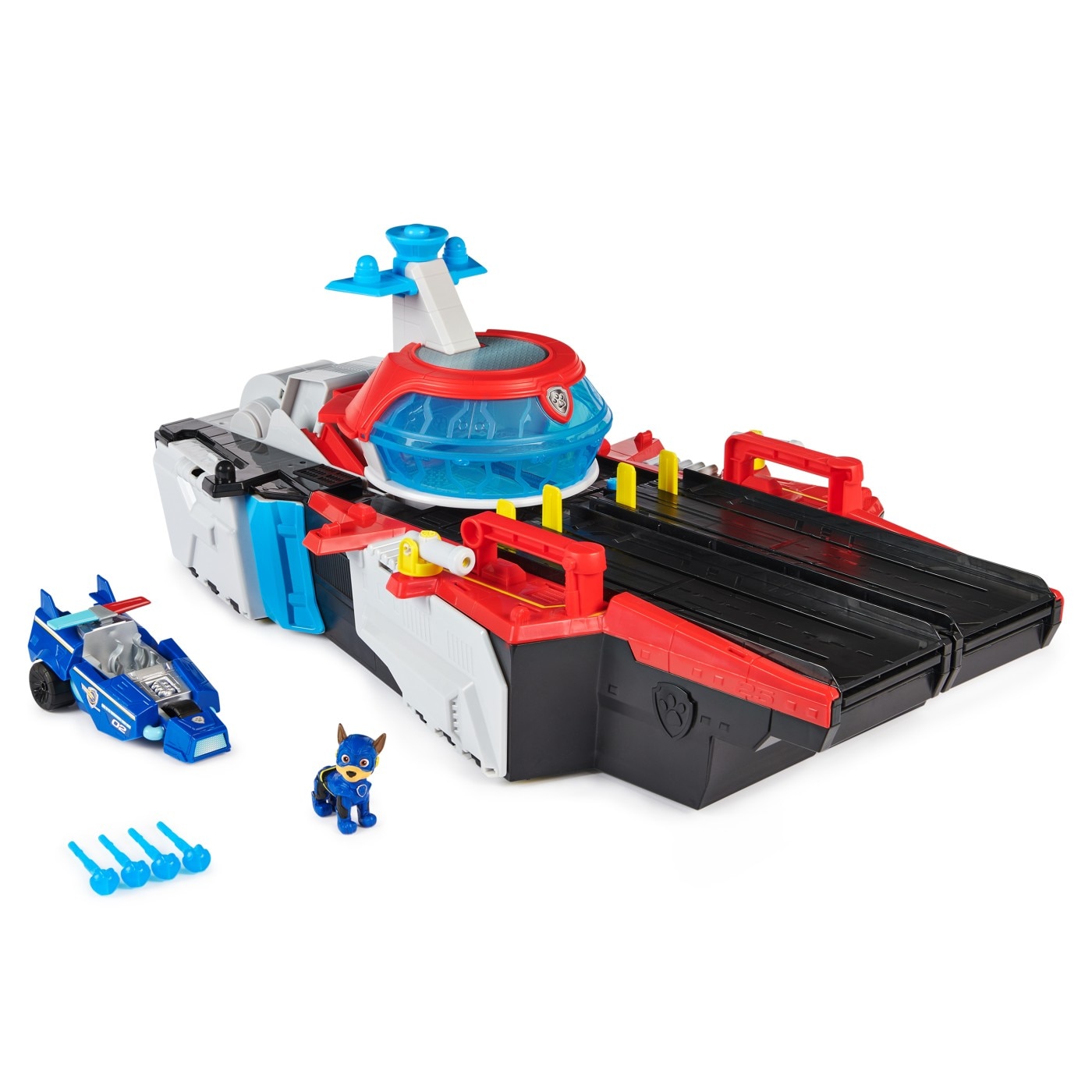 Set de joaca Paw Patrol Pup Squad - Aircraft Carrier HQ - eMAG.ro