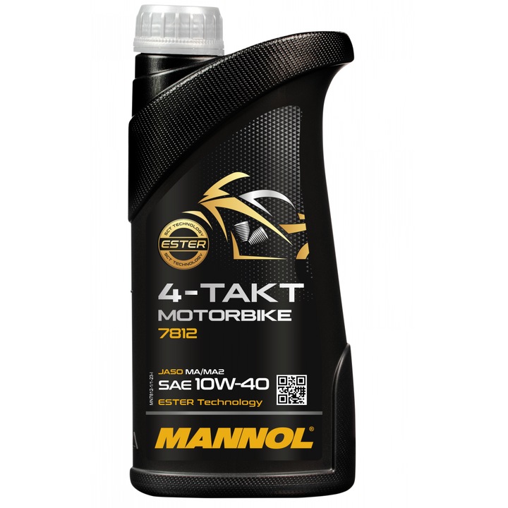 Ulei motor 4T MANNOL Motorbike 4-Takt 10W40, volum 1 litru, sintetic