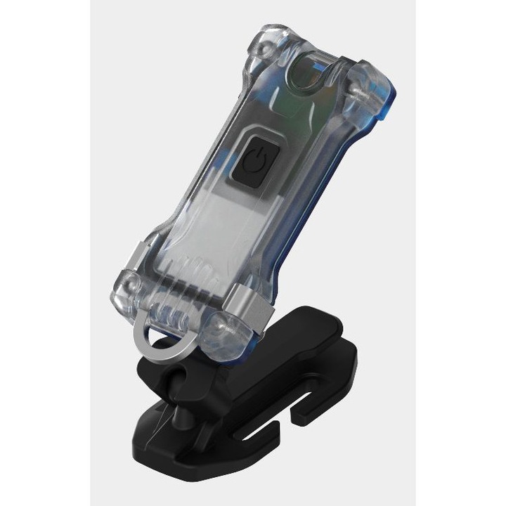 Armytek Zippy Extended 3 в 1 акумулаторен многофункционален комплект фенери, 160 lm, 3 режима, тънък профил, 15 m лъч, ултра водо и удароустойчив, стоманени закачалки, метален ключ/халка за колан, магнитен държач, лента за глава, 59x25x9 mm, 19 g, син