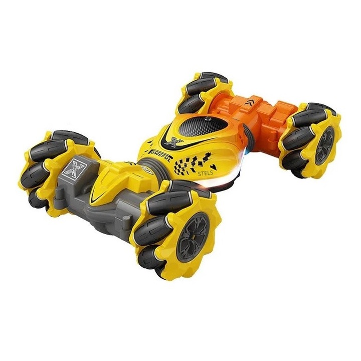 Masina cu telecomanda, Stels, RC200, Galben/Portocaliu, 3+