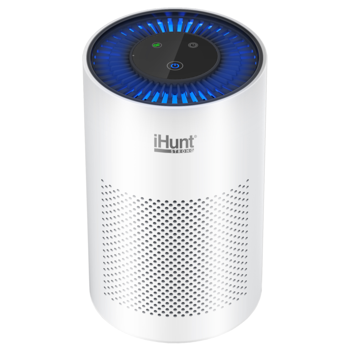 Légtisztító iHunt Smart Air Purifier 50 m³/h, Wi-Fi, True HEPA szűrő és aromaterápia, ionizáló funkciók
