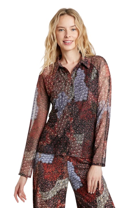 Camasa Desigual, Multicolor, Multicolor, L