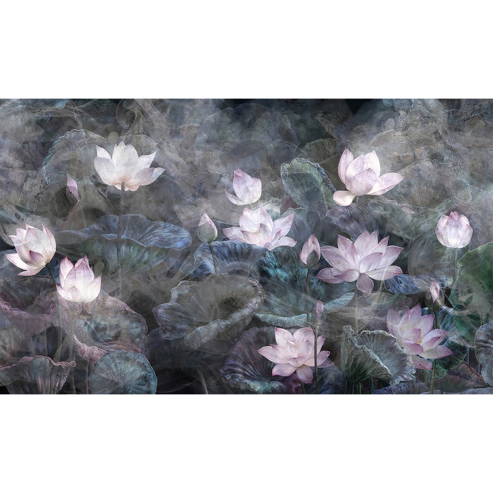 Fototapet fara imbinari H 250 cm x L 400 cm Purple Haze