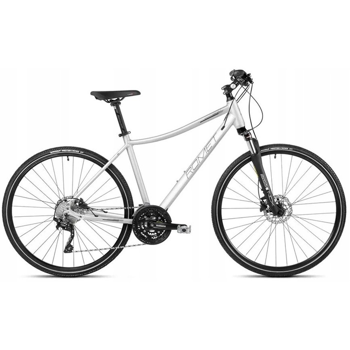 Bicicleta Romet Orkan 7D argintiu 2023 18 inch