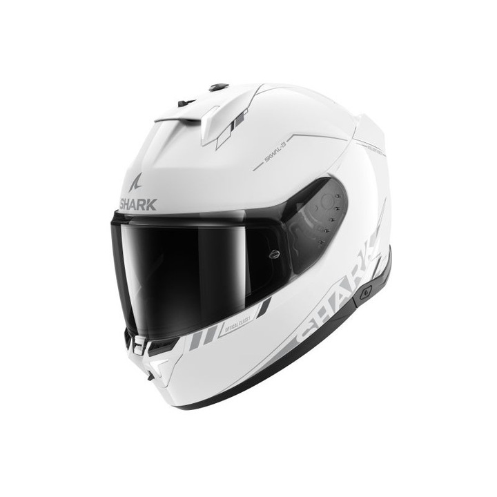 Casca integrala Shark Skwal i3 Blank SP alb, marime M