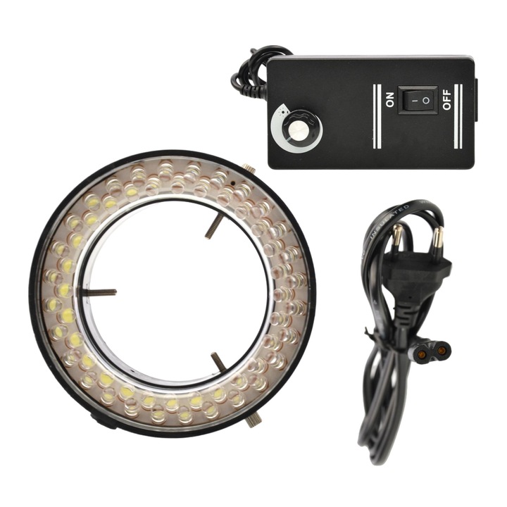 Lumina LED pentru microscop, Rosfix, Plastic, Alb rece