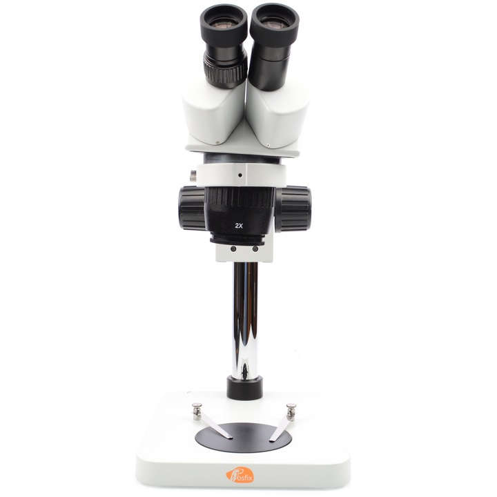 Microscop stereo binocular, Rosfix, Ganymede S MSGS-B-PS1 + Iluminator de microscop reglabil 56xLED