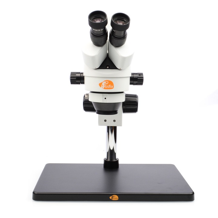 Microscop trinocular stereoscopic, Rosfix, Pluto Pro MSPP-T-BB1-KU cu camera USB incorporata