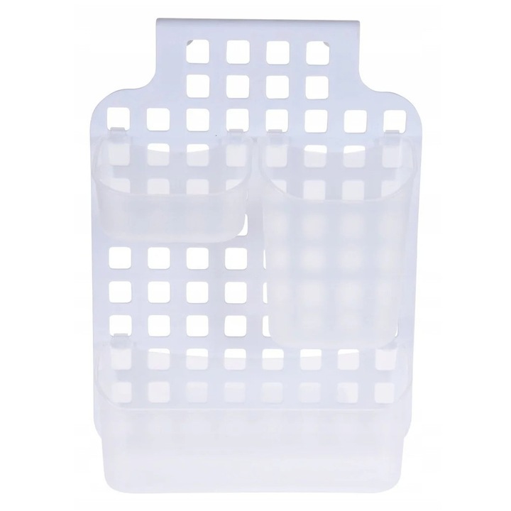 Organizator baie Bathroom Solutions, polipropilena, 39x29x9 cm, alb