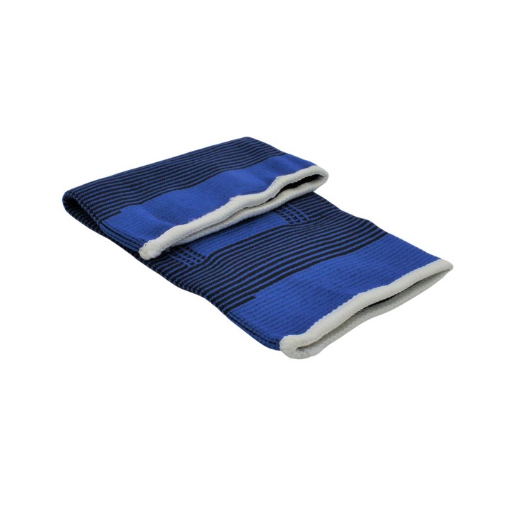 Kék rugalmas térdvédők sportolóknak 24x13cm