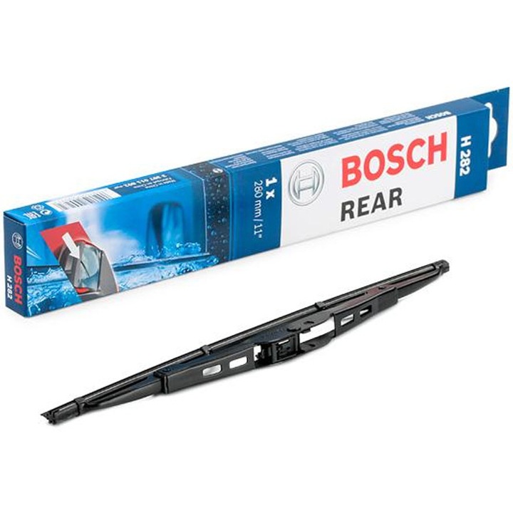 Чистачка за задно стъкло Bosch, 28 см, За Ford Focus I II C-Max Ecosport Fusion Mondeo III, Toyota Land Cruiser, VW Polo 9N