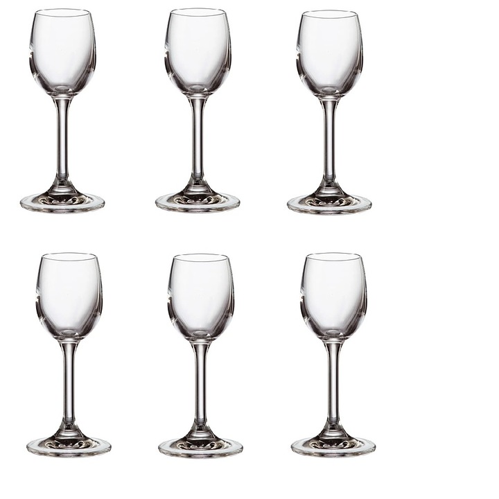 Чаши за аперитив, Crystalite Bohemia, Sylvia, 65 ml, 6 бр