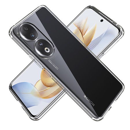 Husa compatibila cu Honor 90, Ultra Slim, Silicon Hi-Tech, G-Tech Liquid, Transparent
