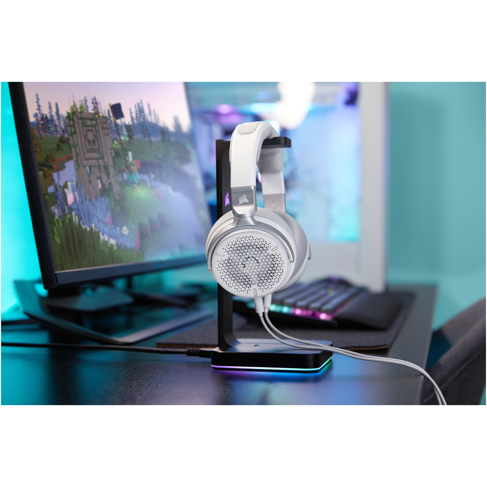 Casti gaming/streaming Virtuoso Pro Carbon Open Back, multiplatform ...