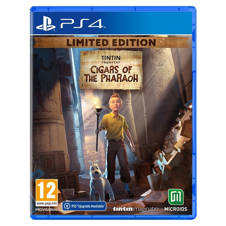 Tintin Reporter Cigars Of The Pharaoh Limited Edition PlayStation 4 Játékszoftver