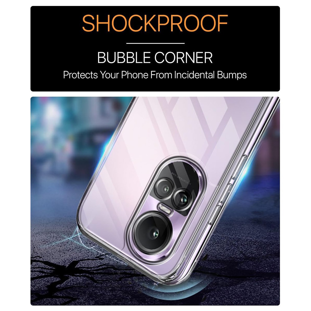 Husa compatibila cu Oppo Reno 10 5G, Ultra Slim, Silicon Hi-Tech, G-Tech Liquid, Transparent