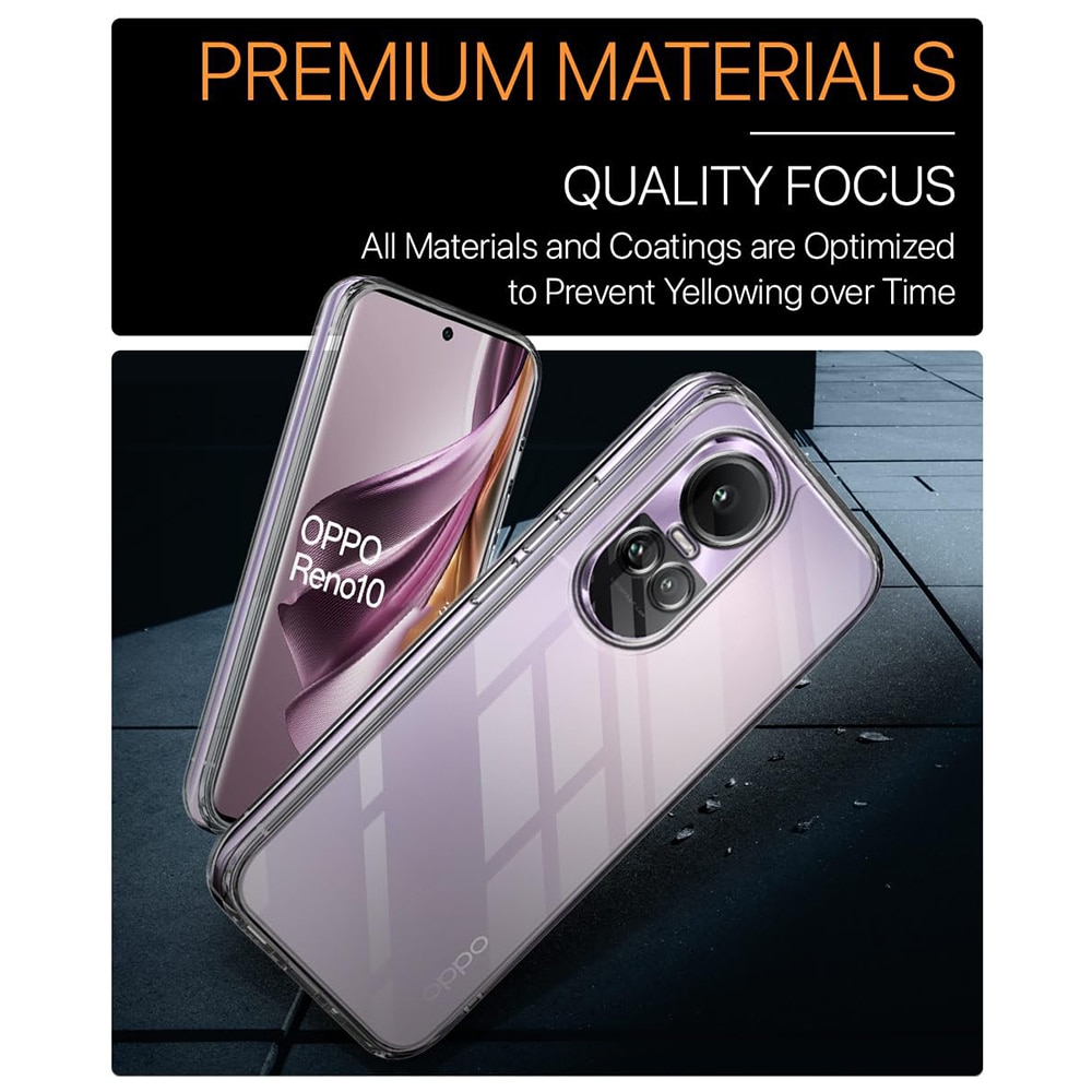 Husa compatibila cu Oppo Reno 10 5G, Ultra Slim, Silicon Hi-Tech, G-Tech Liquid, Transparent