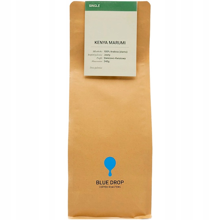 Frissen pörkölt szemes kávé, Blue Drop, Kenya, 340g