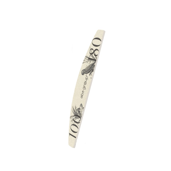 Pila profesionala, Aba Group, granulatie 100/180, halfmoon retro slim