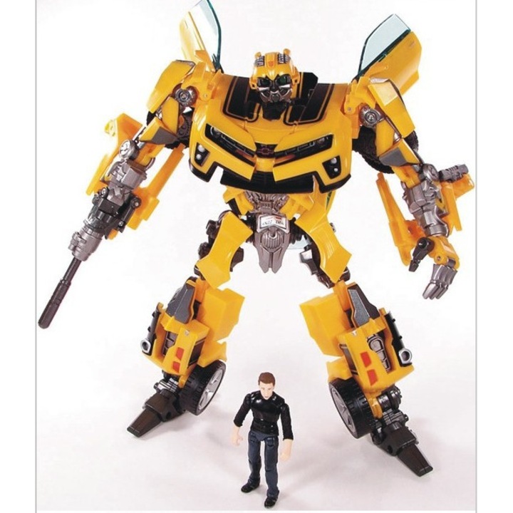 Figurina Transformers Bumblebee, Sunmostar, 20x18cm, Galben/Negru