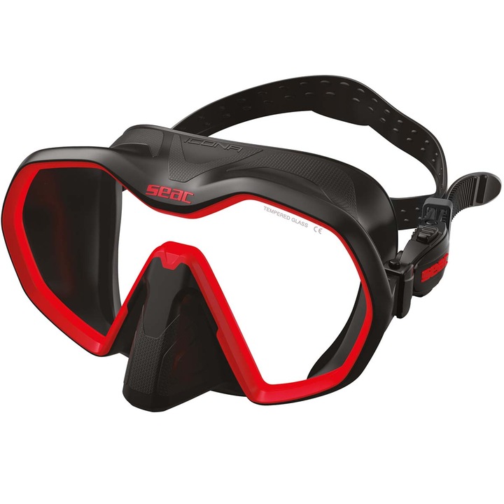 Masca Seac - ICONA Black, Rosu