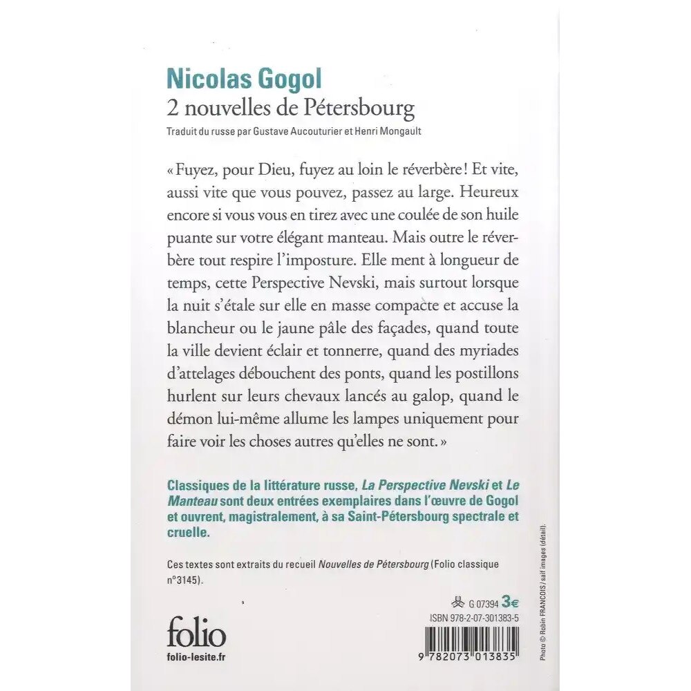 Nouvelles de Pétersbourg by Nikolai Gogol