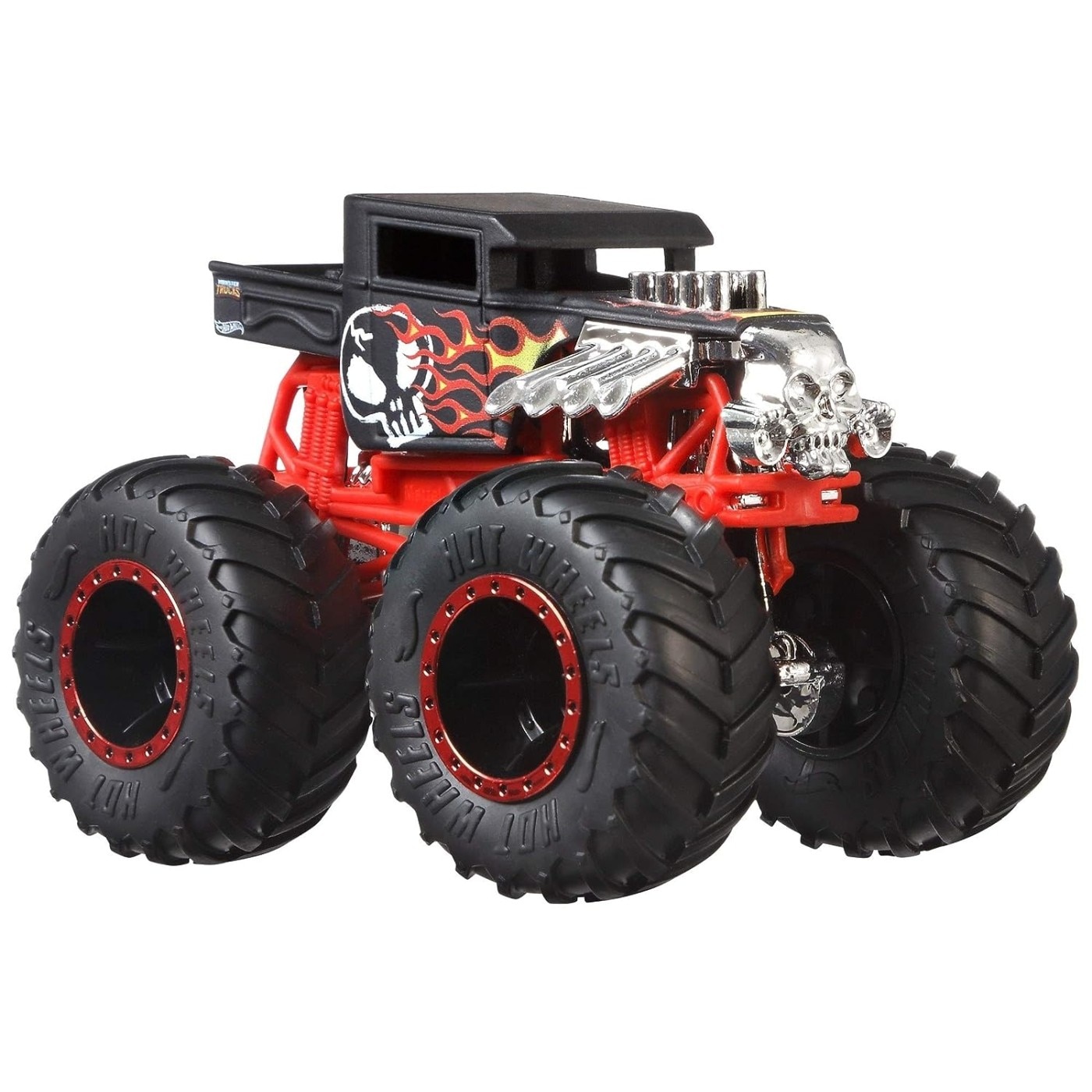 Set 2 masinute Hot Wheels Monster Truck - Bone Shaker, scara 1:64