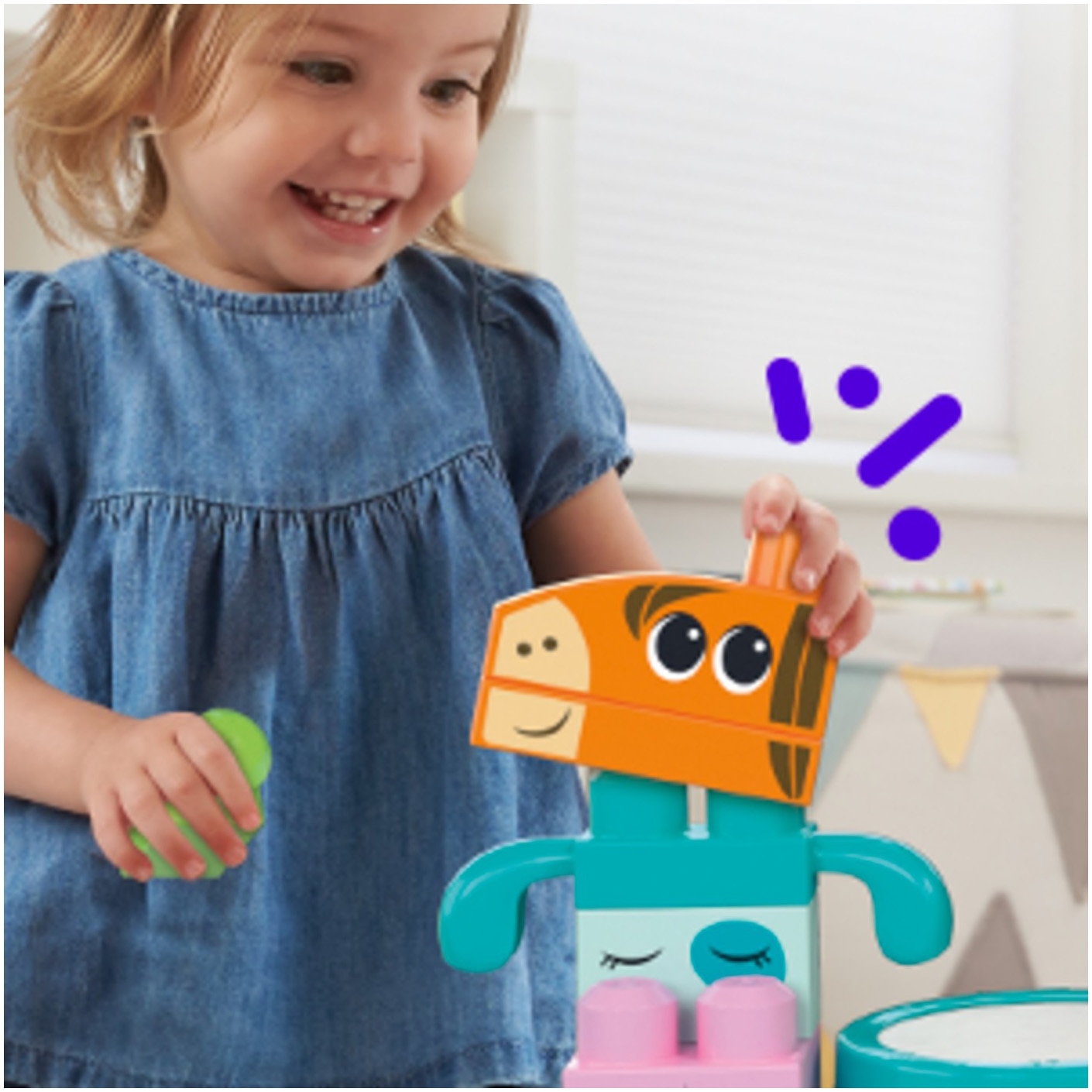 Конструктор Mega Bloks Musical Farm Band, 40 части eMAG.bg