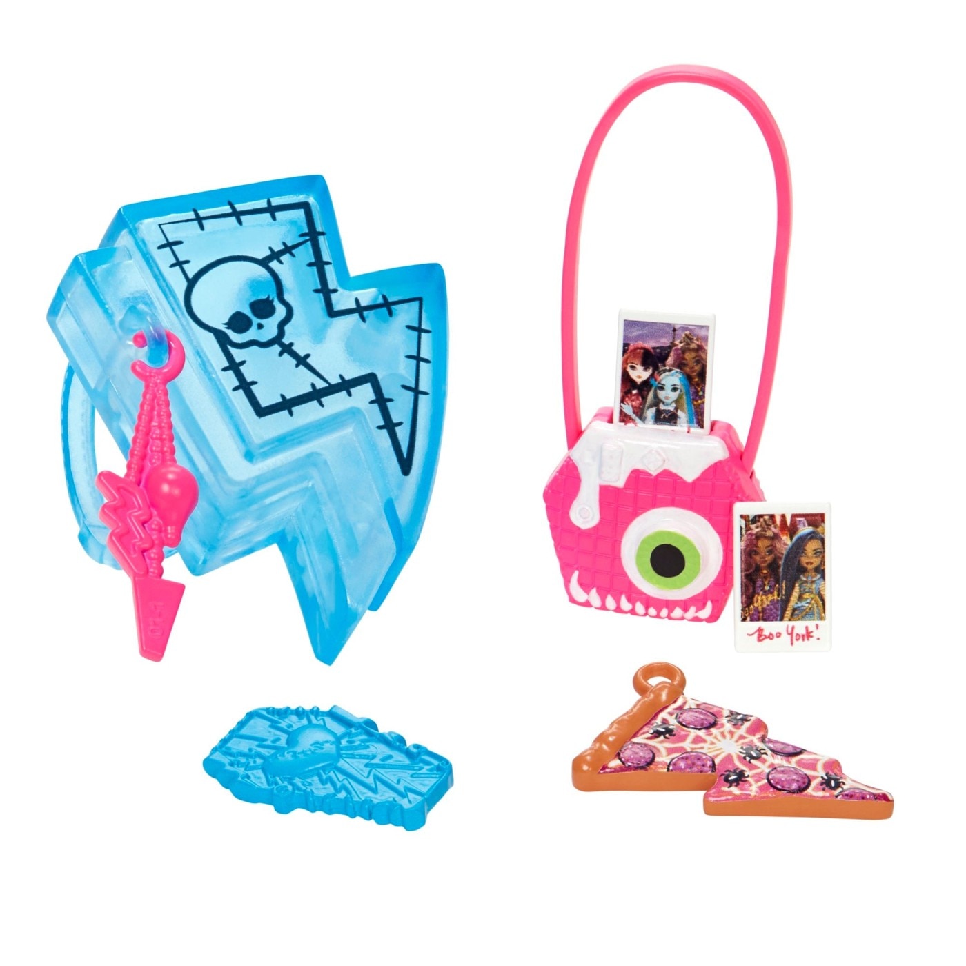 Papusa Monster High, Frankie Stein, cu animalut si accesorii - eMAG.ro
