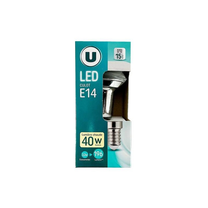 Led spot izzó E14, 40W, 196lm, meleg fény, A+ energiaosztály