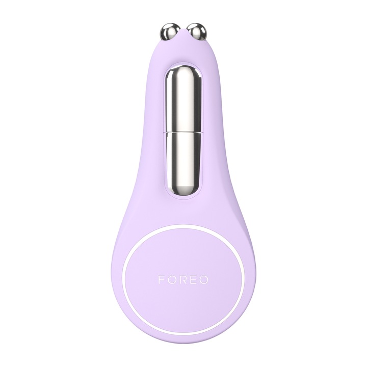 Dispozitiv de netezire a liniilor FOREO BEAR™ 2 cu microcurenti pentru ochi si buze cu 10 intensitati si 2 tipuri de microcurenti, Lavender