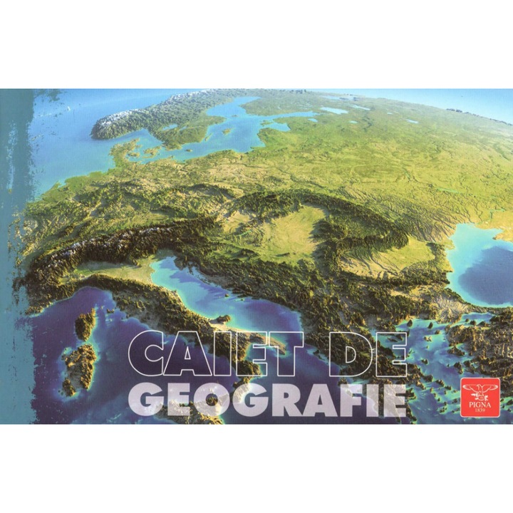 Caiet de Geografie, 24 file - Pigna, Multicolor