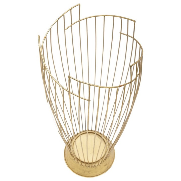 Suport Umbrele Mauro Ferretti Fashion Gold Ø 28X69 cm, Auriu