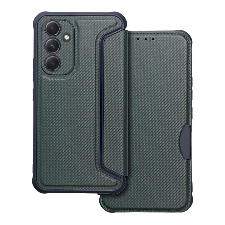 RAZOR Book tok Samsung Galaxy A54 5G készülékhez sötétzöld