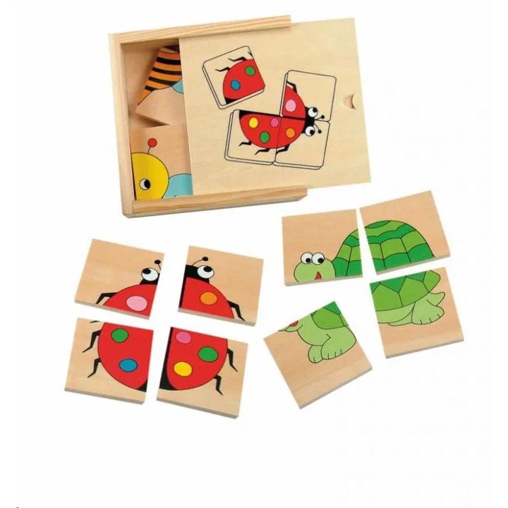 Woodyland Mini képillesztős fapuzzle (90328) (90328)