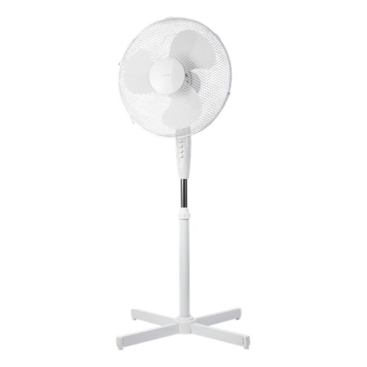 Ventilator, NORDIC HOME Culture, 40 cm, 50 W, 3 trepte de viteza, Alb