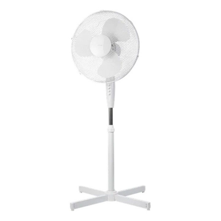 NORDIC HOME FT-530 40cm állóventilátor, 3 év garancia,, telejesítmény: 50W, oszcilláló, 3 sebesség fokozat, dönthető (FT-530)