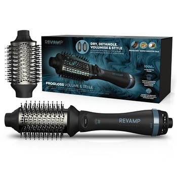 Ondulator, Revamp, DR-2500-EU Volume & Style, 1000 W, 4 in 1, Progloss, negru
